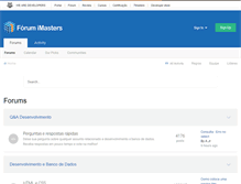 Tablet Screenshot of forum.imasters.com.br